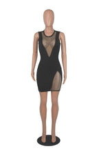 Load image into Gallery viewer, MESH SLEEVELESS DRESS

