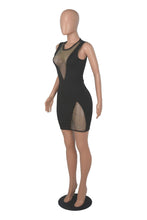 Load image into Gallery viewer, MESH SLEEVELESS DRESS
