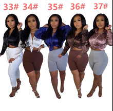 Load image into Gallery viewer, HIGH WAIST V NECK SHIRT
