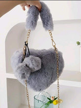 Load image into Gallery viewer, HEART FUZZY BAG
