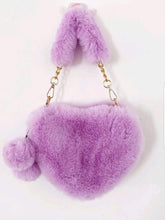 Load image into Gallery viewer, HEART FUZZY BAG
