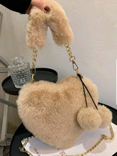 Load image into Gallery viewer, HEART FUZZY BAG
