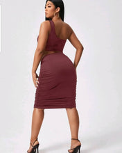 Load image into Gallery viewer, SHOULDER CUT DRESS
