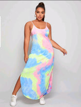 Load image into Gallery viewer, TIE DYE CAMI DRESS
