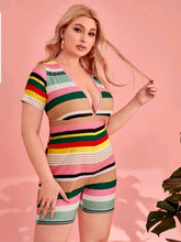 Load image into Gallery viewer, V- NECK ROMPER
