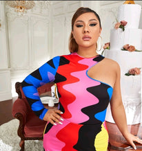 Load image into Gallery viewer, WAVE PRINT TOP
