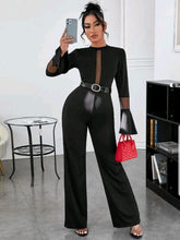 Load image into Gallery viewer, MESH JUMPSUIT W/O BELT
